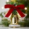 Plastic Christmas Bell Hanging Ornament Christmas Tree Bell Decoration  Window Decoration