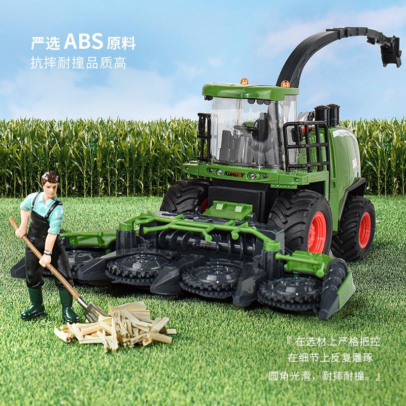Electric Remote Control Harvester Farmer Car Toy Farm Tractor Engineering Car Simulation Farm Transport Car Model