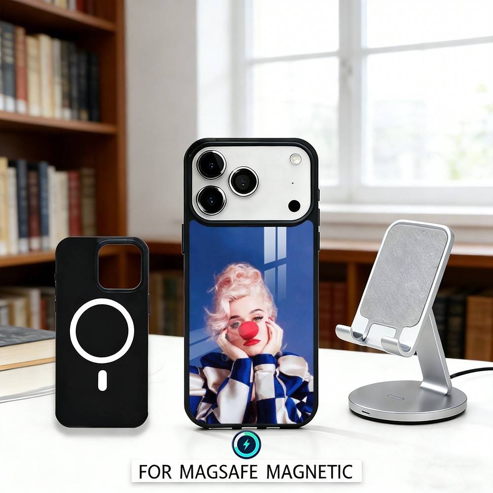 Lovely K-Katy P-Perry 143 Phone Case For iPhone17,16,15,14,13,12,Pro,Max,Magnetic For Magsafe Wireless Charging