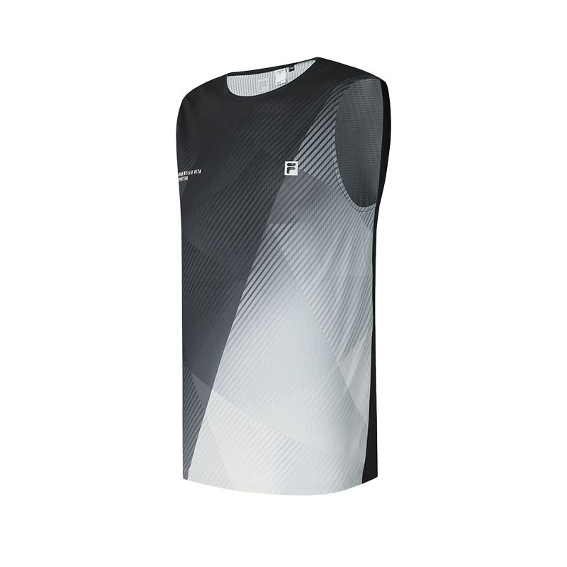 

New FILA Fitness Tank Top Men s All Over Print ZA A11M521108F-ZA XXXL