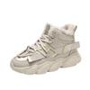 Dad shoes women's winter new velvet female student cotton shoes high-top warm snow boots casual short boots