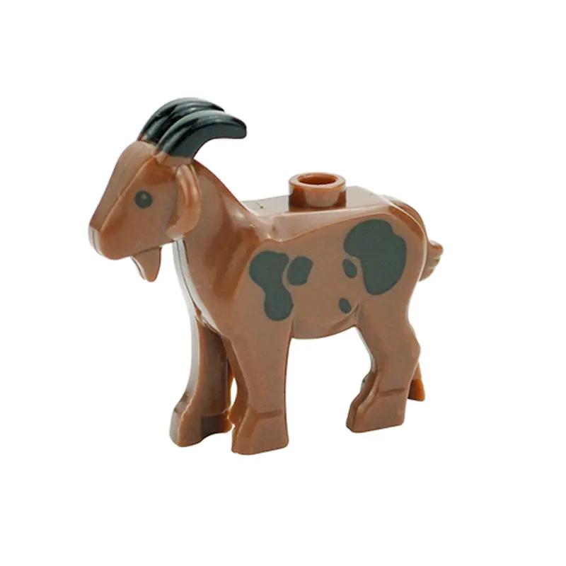 Animals Cute Sheep Goat Model Figures MOC Building Blocks Educational Creative Toys For Children Brithday Gifts