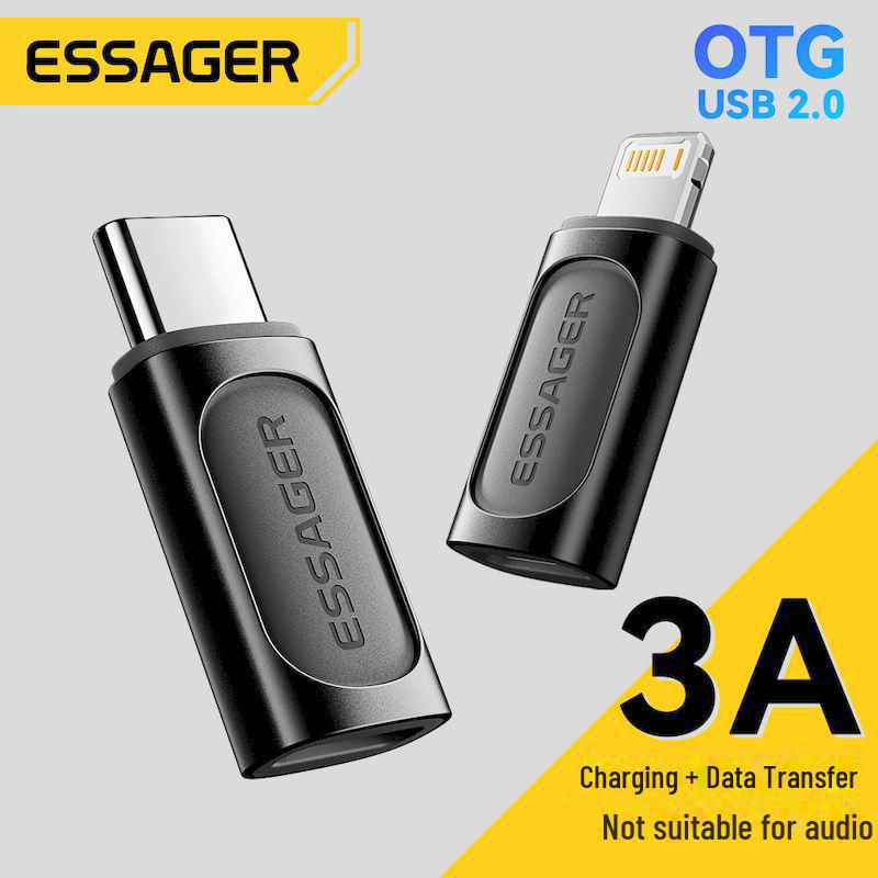 ESSAGER Type-C to Lightning Charging Cable Adapter for iPhone