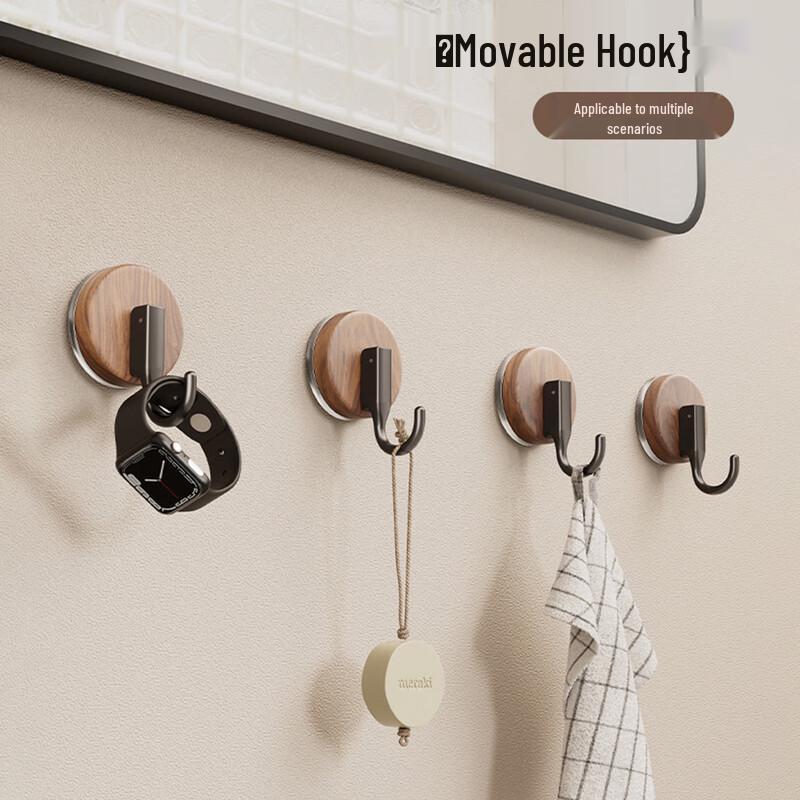 Fanyejia No-Drill Wood & Adhesive Wall Hooks