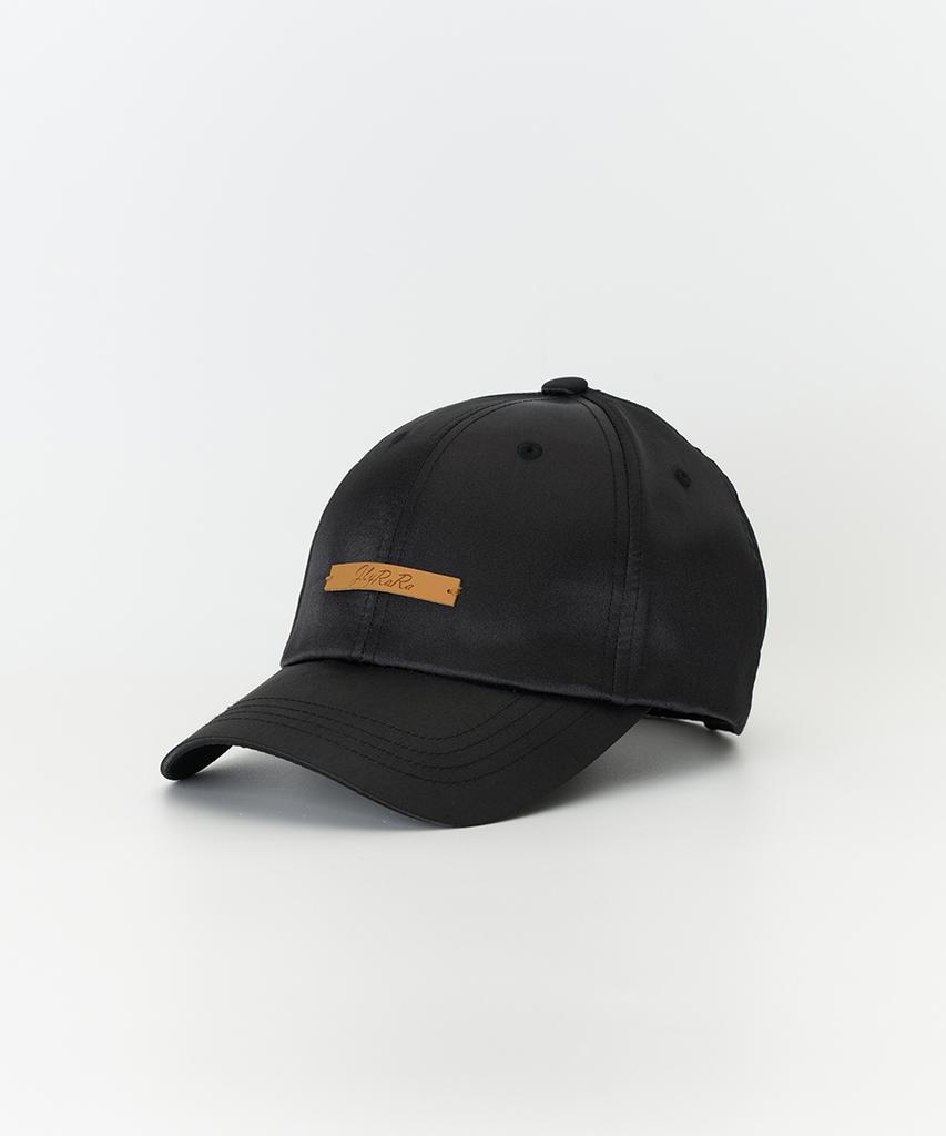 JBYRARA Lara Classic Logo Satin Cap_Black