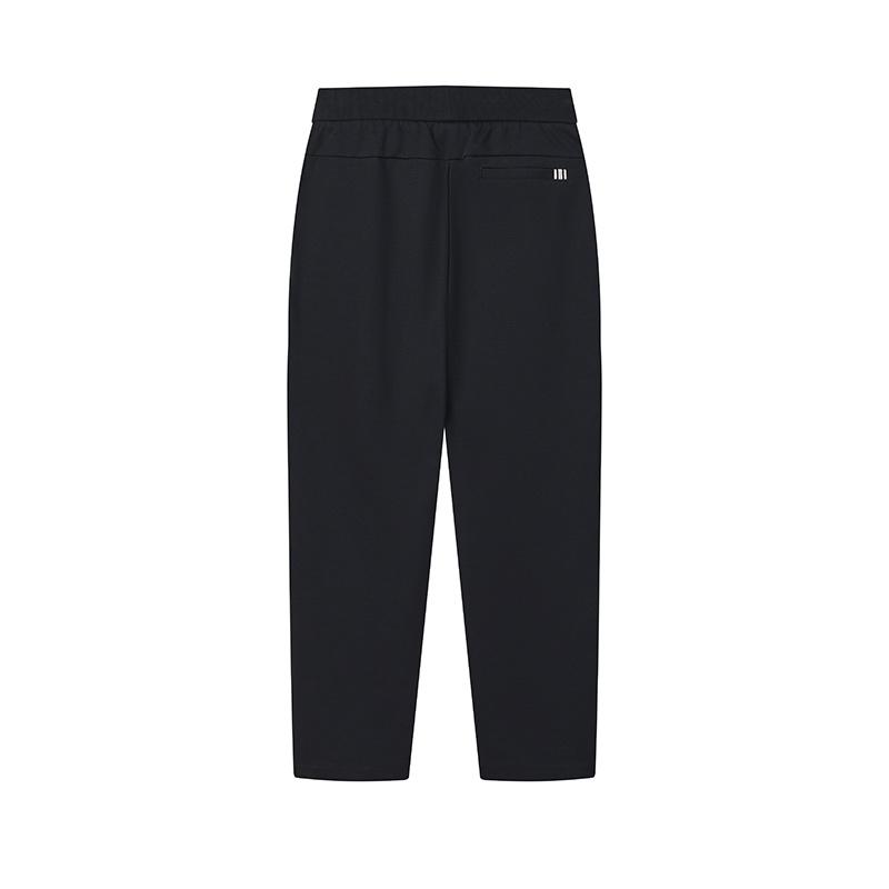 FILA Heritage Fashion Simple Classic Retro Sports Style Solid Color Straight Leg Comfortable Versatile Knitted Casual Pants Men bottoms F11M618607FNV