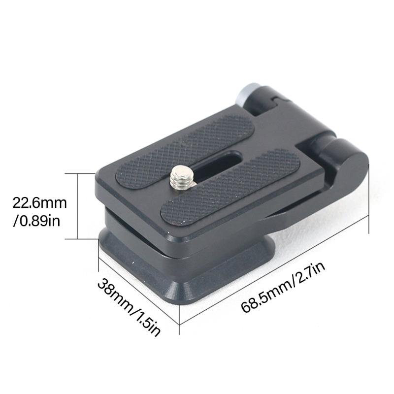 Universal Folding L Brackets for DSLR Cameras Vertical Horizontal Mount Quick Release Plate for Tripods Stabilizers