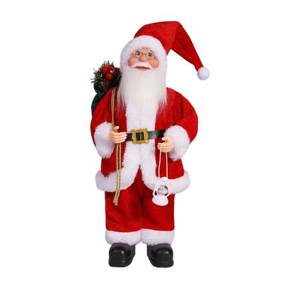 12in Noel Baba Bebek Karikatür Sevimli Koleksiyon Ayakta Duran Noel Baba Süsü Ev Vitrin Dekorasyonu için