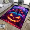 Halloween Pumpkin Head Pattern Floor Rug Carpets Living Room Bedroom Bedside Bathroom Floor Mat Area Rug Room Decor Gift