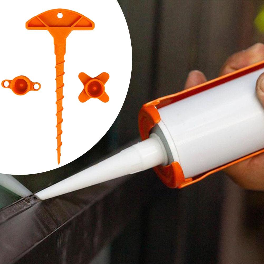 Dichtstoffdüse Abdeckung - Dichtmasse Sparer Stopfen, Verstopfungsentferner Applikator Reiniger, Schaumkleber Flaschenmündung Schutz Wartung