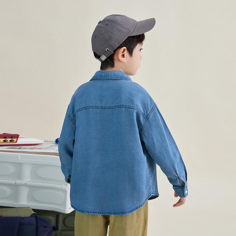 Boys' Tencel Denim Long-Sleeve Shirt