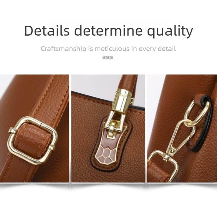 Lychee pattern handbag women's shoulder messenger bag