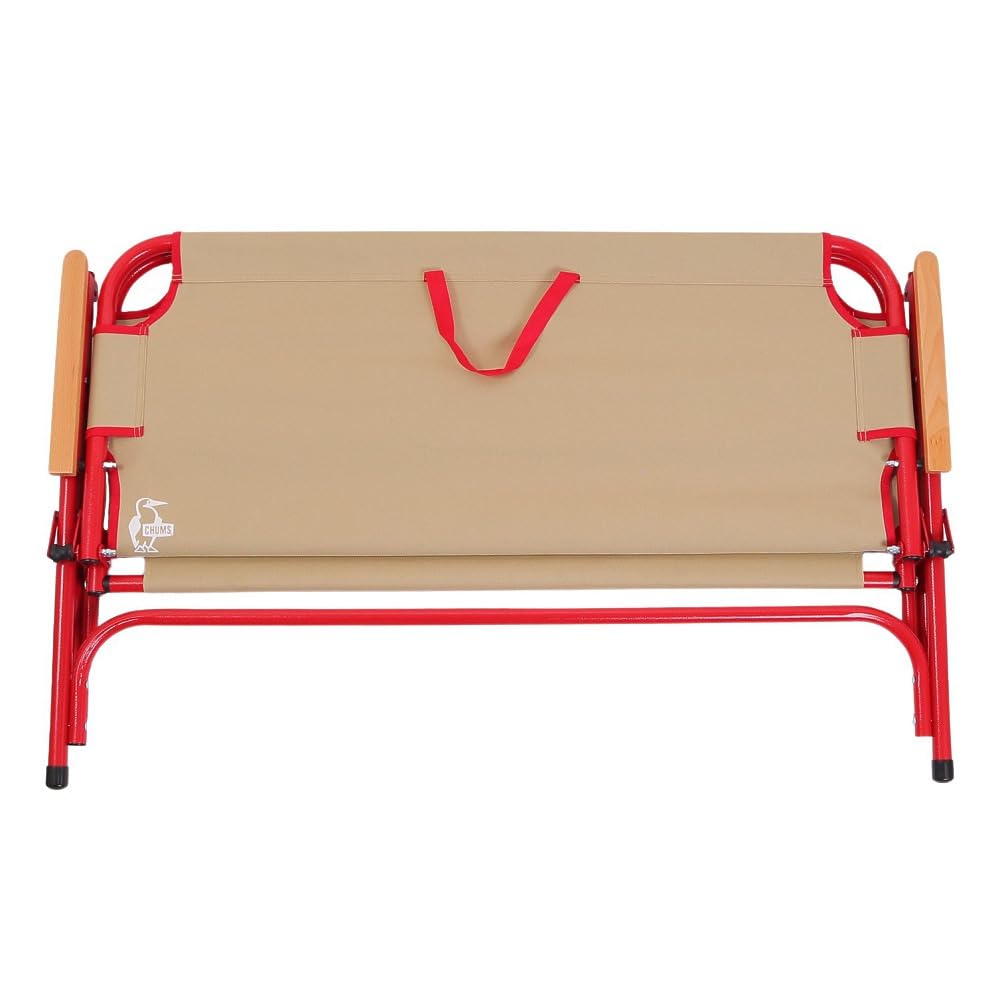 CHUMS Chums Back with Bench H73 x W110 x D40cm Beige/Red CH62-1752-B044-00
