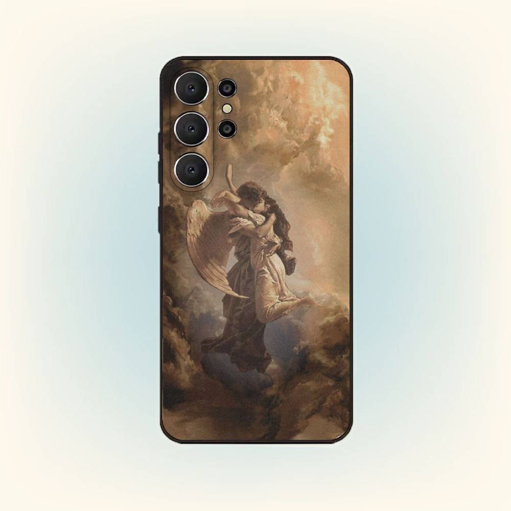 Renaissance Art Paintings Phone Case For Samsung S25,S24,S21,S22,S23,S30,Ultra,S20,FE,Lite,10,9,Black Cover