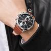 CURREN Luxury Brand Watches for Man Casual Clock with Chronograph Luminous Hands Leather Straps Wristwatches Male