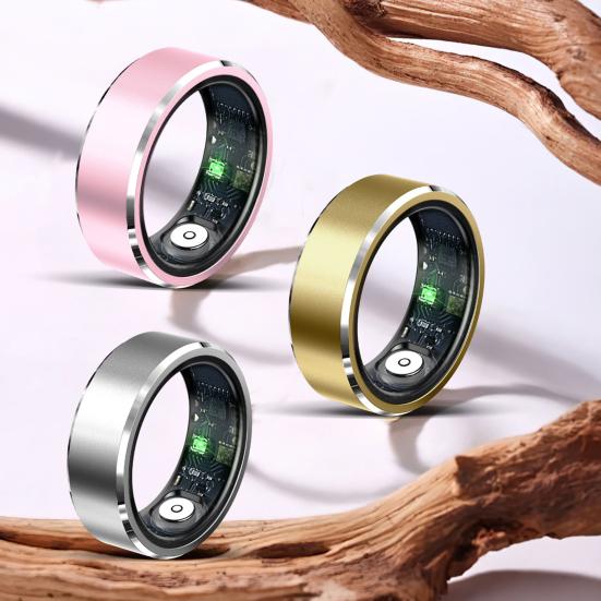Smart Ring High Precise IP68 Waterproof Health Ring Fitness Tracker with Heart Rate Blood Pressure Monitor for Men Women