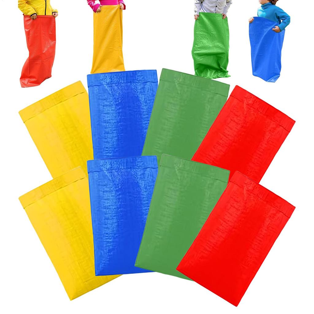 8PCS Outdoor Sports Props Jumping Bag Potato Bags Sack Race Games Parent-child Interactive Sense Training Child Party Prop