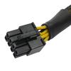 CPU 6Pin To 8Pin Power Supply Line Graphics Video Card Extender Cable Power Cable for Graphics Card Chassis Accessories