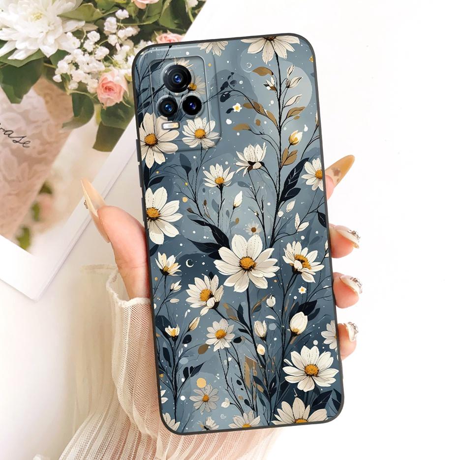 For Vivo V21 Case V2066 V2108 Cute Cat Panda Cartoon Cover Soft Silicone Case For Vivo V21e V2061 V 21 e VivoV21 VivoV21e Fundas