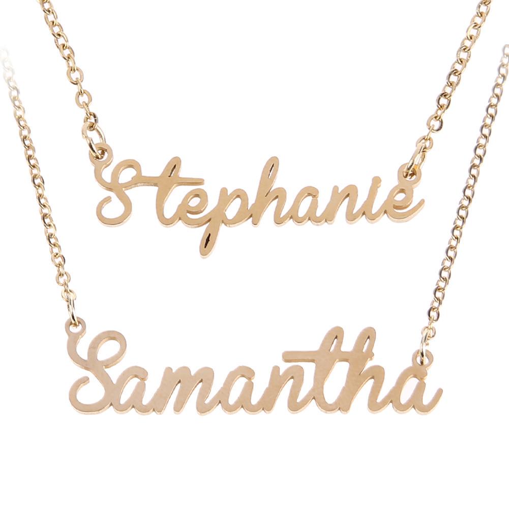 Buy Unisex Nameplate Pendant Chain 