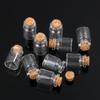 Blank Mini Containers Glass Tiny Small With Cork Stopper Message Bottles Wishing Bottle Transparent