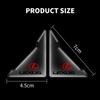 2pcs Transparent Silicone Anti-Scratch Stickers Car Door Corner Protection Cover For Lexus F SPORT GX460 Ct200h IS250 ES 220D