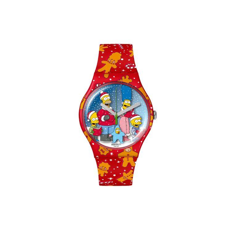 Swatch Quartz Movement 30m Waterproof Watch 41mm Colorful Dial Plastic Case Unisex Watches SUOZ361 Multicolor Watch Dial