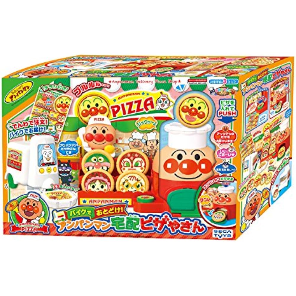 Sega FAVE (SEGA FAVE) Go Crazy On an Anpanman Bike! Anpanman Pizza Delivery Shop