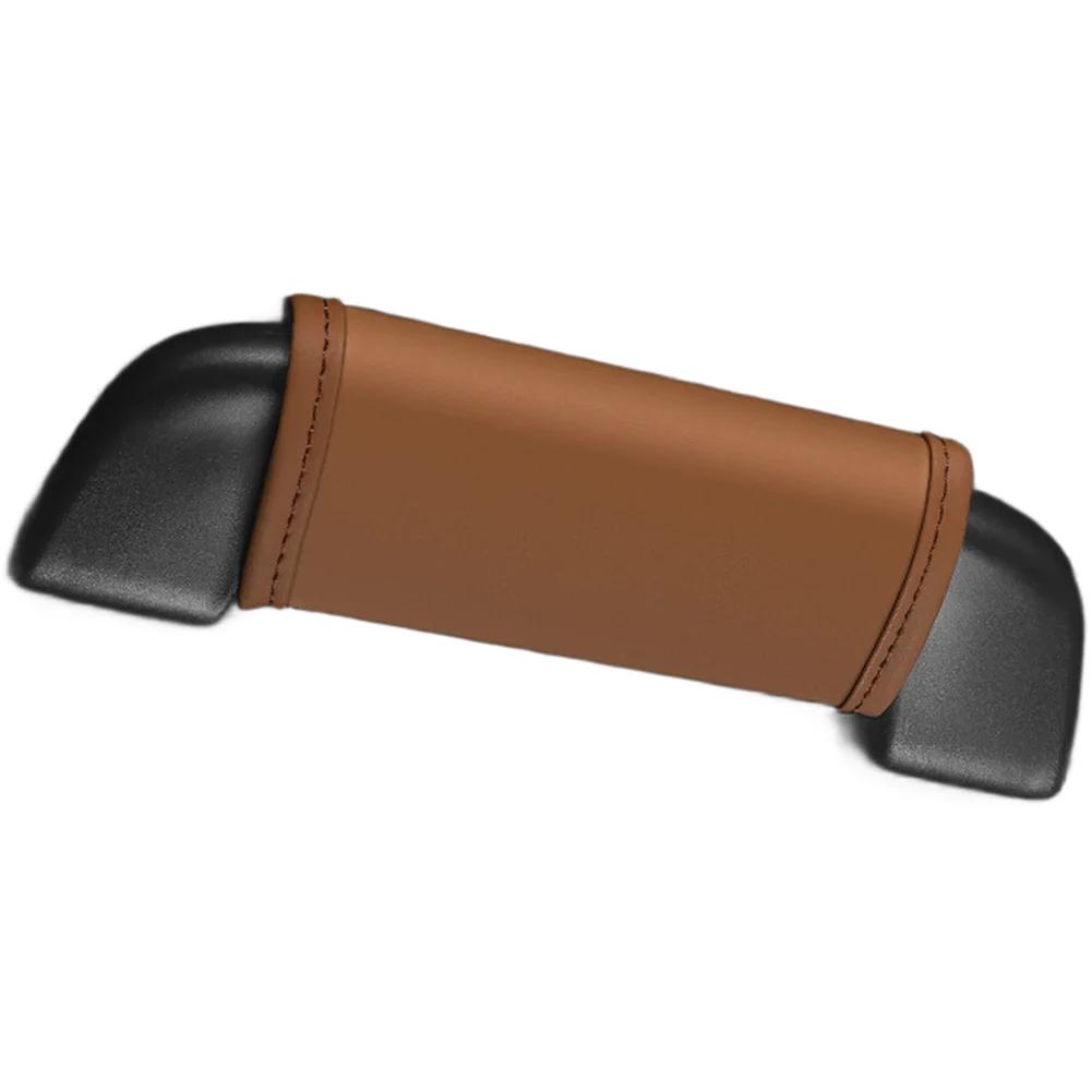 

Car Roof Handle Cover Leather Protective Sleeve Sweat Absorbent Anti Car Accessories Interiors Decoration