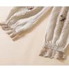 Women's Spring/Summer Vintage Embroidered Patchwork Lace Pants Japanese-Style Tapered Capri Pants