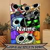 Custom Name Personalized Dandy's World Print Blanket, Home Decor, Bedroom, Sofa, Camping, Couch, Gifts for Birthday ChristmasEnthusiasts