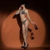 Full Stockings Bodysuits Women Oil Shiny Five Fingers Jumpsuit Open Crotch Pantyhose Smooth Catsuits One-Piece Garment Teddy