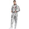 Silver Couple Wandering Earth Spacesuit Men's Pilot Halloween Astronaut Costume