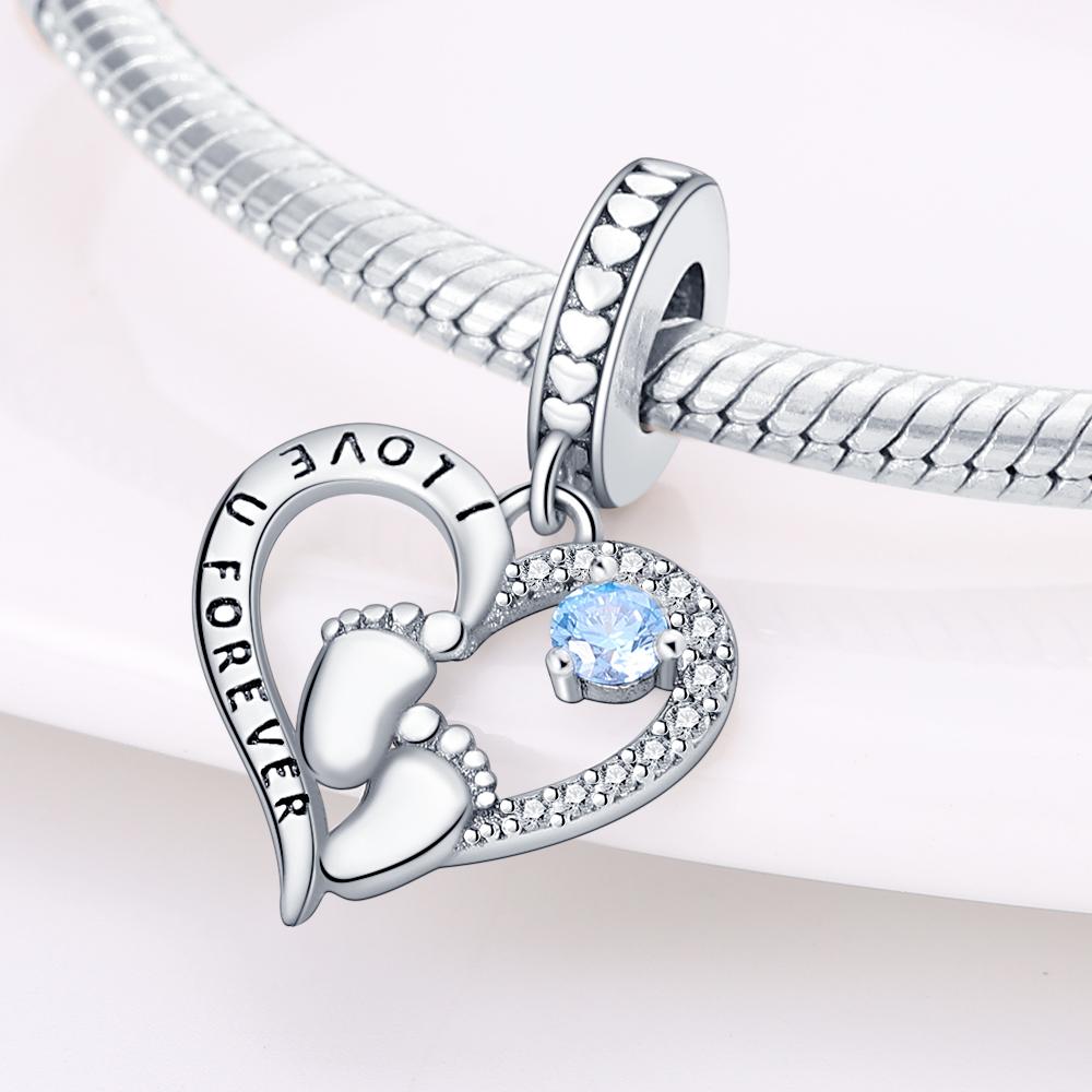 Copper Mother'S Day Gift Series Charms Beads Fit Original Fine Bracelets Diy Jewelry Accessory