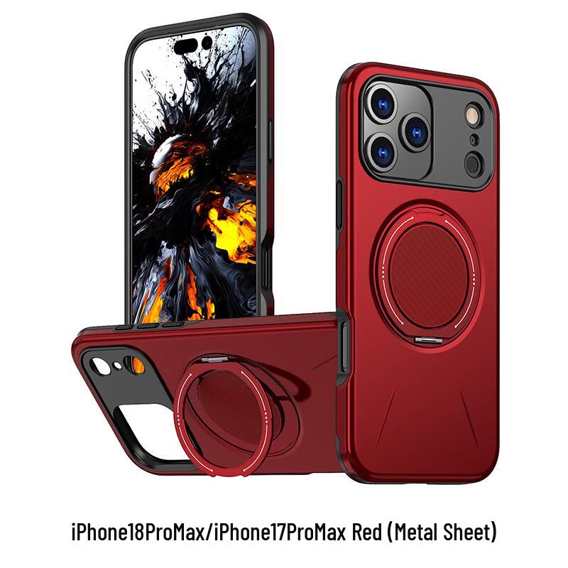 CAXITON Magnetic Phone Case with Rotating Kickstand for iPhone