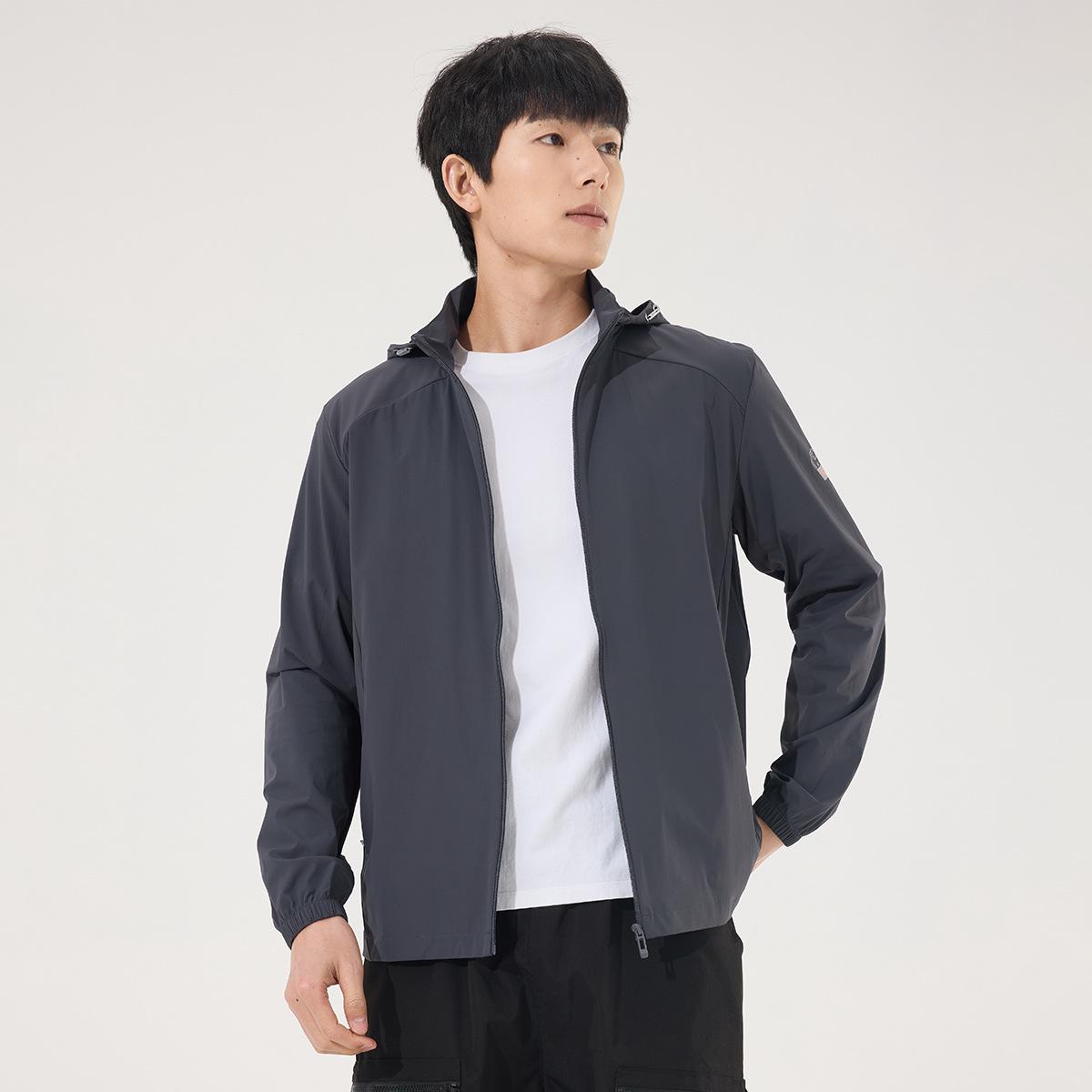 

Куртка из ледяного шелка с защитой от УФ-лучей для мужчин и женщин - UPF 50+ для активного отдыха, велоспорта и спорта XL