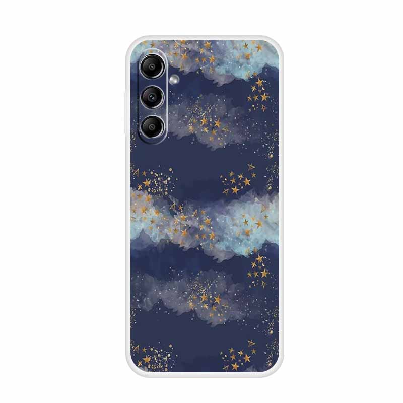 For Samsung Galaxy A14 A34 A54 5G Marble Soft Case Silicone TPU Phone Back Cover Coque for Samsung A 54 34 14 4G Cartoon Fundas