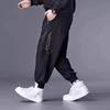 Trendy Oversized Men's Loose-Fit Straight-Leg Wide-Leg Casual Stretch Sports Trousers with Drape