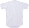 ZETT Baseball Pro Collar Uniform Imitation Open White Size BU545MT Top, Status, Stand-Up Shirt, Style, (1100), O,