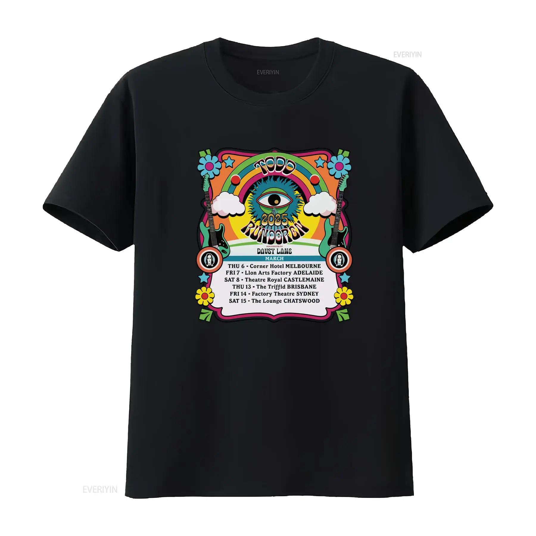 

Todd Rundgren Tour 2025 March T Shirt Full Size S 5XL Rock Concert vintage Washed Soft Comfortable Casual Unisex homme - Men... S разноцветный