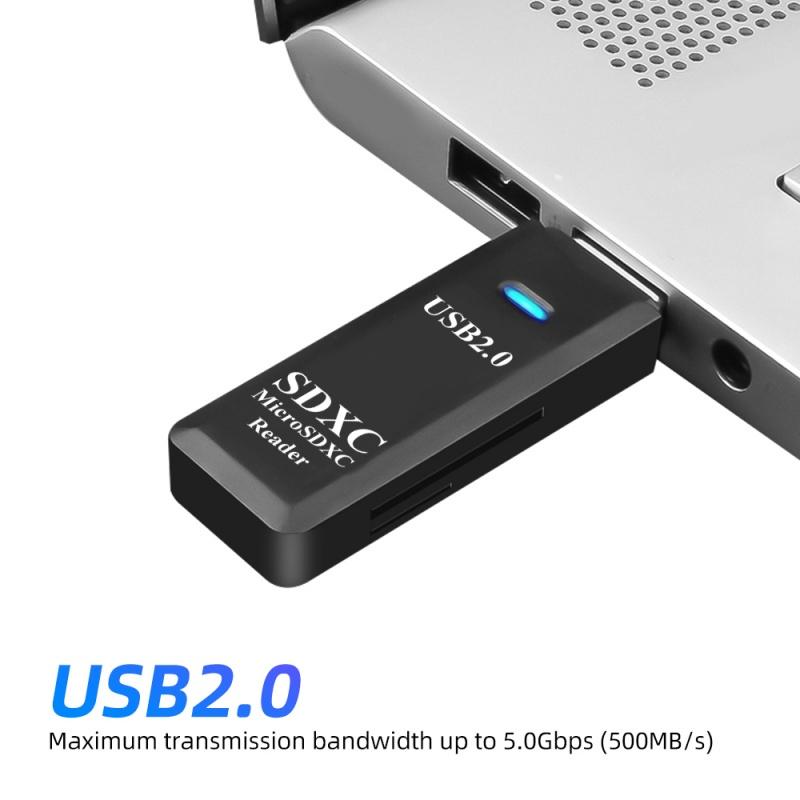 HdoorLink USB3.0 2 IN 1 Card Reader Micro SD TF Memory Card Reader USB2.0 Card Reader Flash Drive For PC Laptop