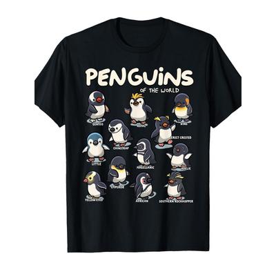 Penguin Penguins Animals of The World Penguin Lovers T-Shirt