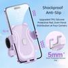 Anti-shake Bicycle Phone Holder 360° Rotatable Adjustable Electric Bike Phone Bracket Stable Non-slip Scooter Phone Clip Cycling