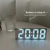 Modern Minimalist Digital Led Desk Clock For Students And Home Office