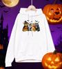 Dressed Kittens Enjoy Halloween Printing Men Hoodie Pocket All-Match Hoody Multicolor Casual Pullovers Autumn Fleece Clothing