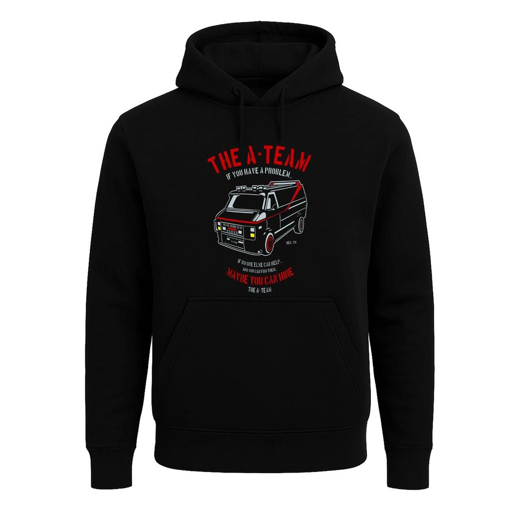 The A-team Funny Retro TV Fathers Day Funny Sweatshirt Party Mens Hoodie