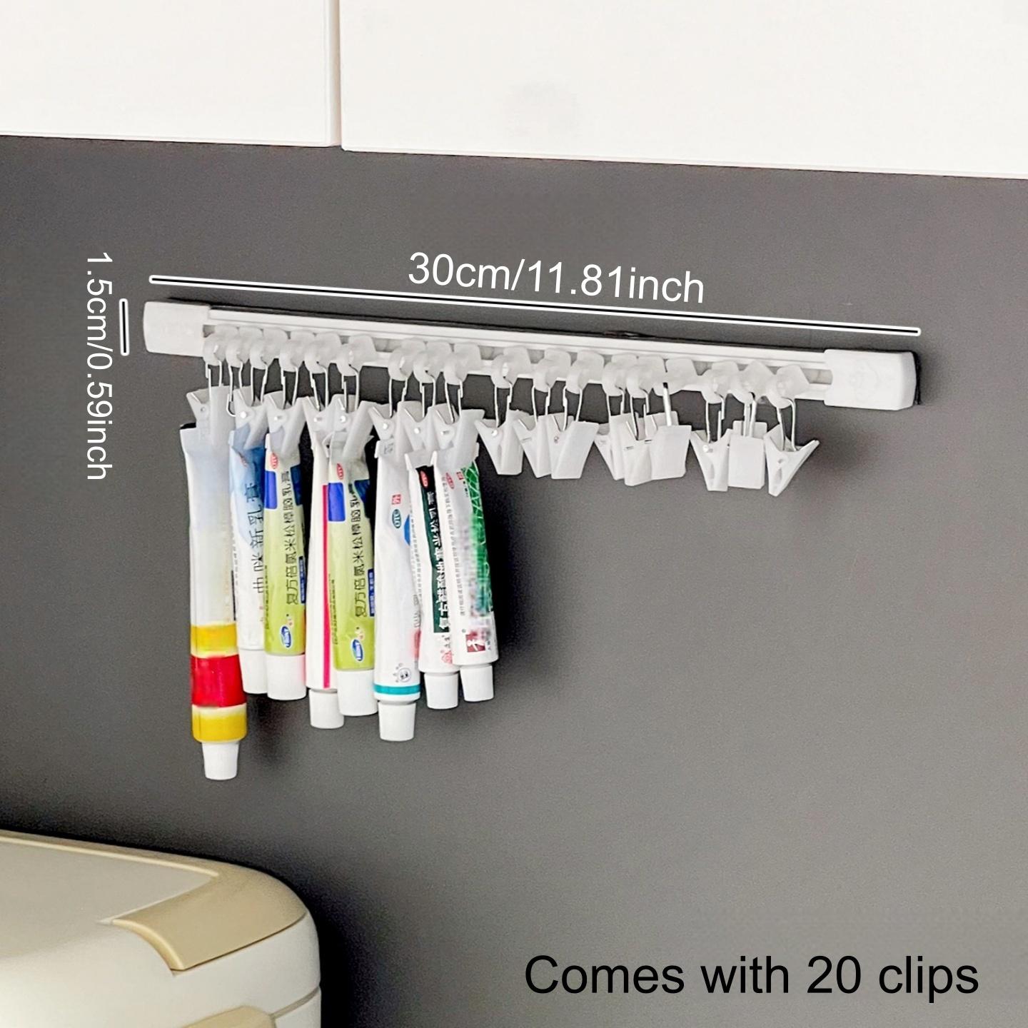 

Hanging Slide Type Ointment Storage Rack,One Aircraft Has 20 Built-in Clamps,Suitable for Door Cabinet Installation,Saving Space