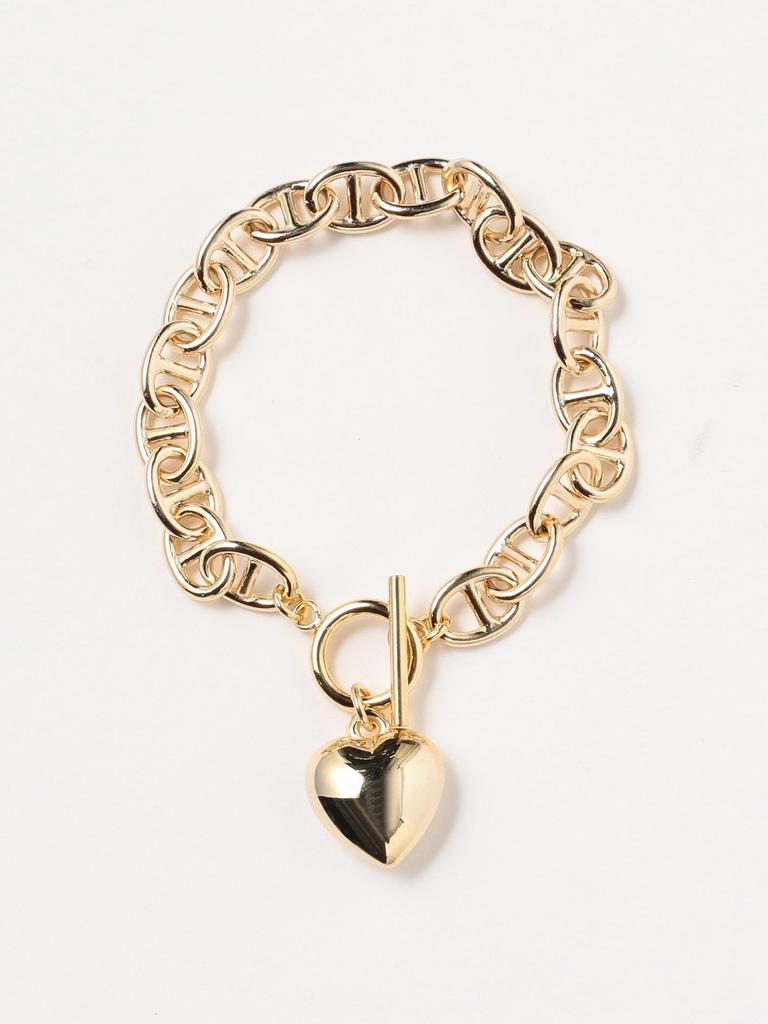 Ray BEAMS Marine Chain Mantle Heart Bracelet, Women's, Gold Free