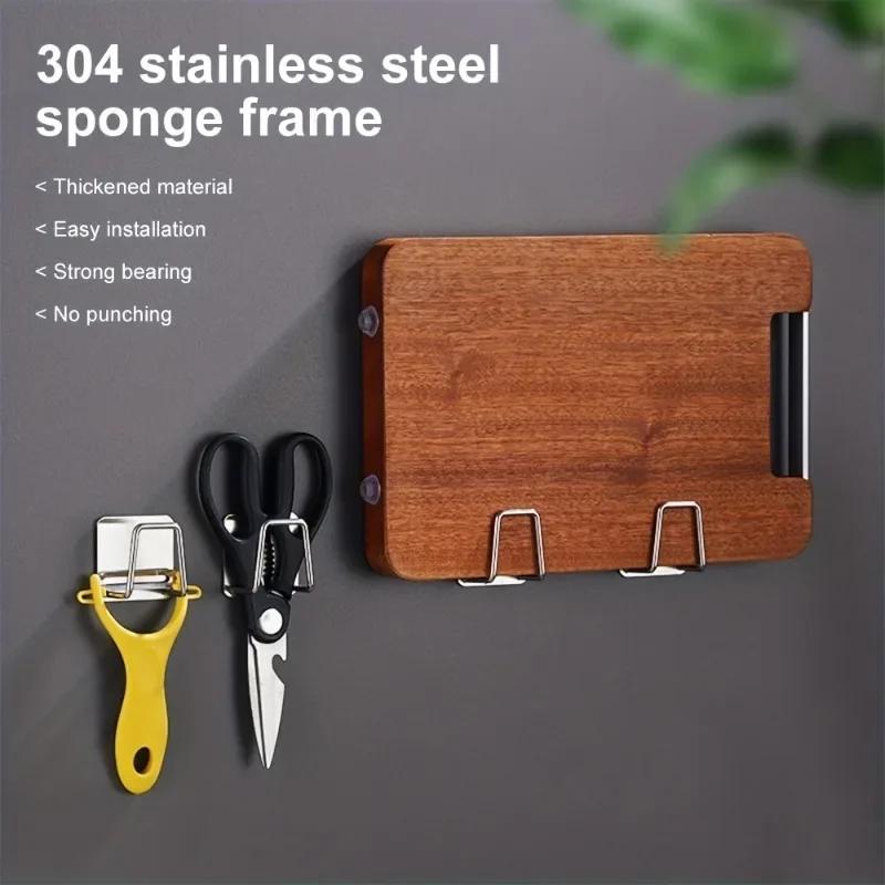 Küchenzubehör Küchenspüle Schwammhalter Regal Klebehalter Abtropfgestell Wandhaken Zubehör Aufbewahrungsorganisator