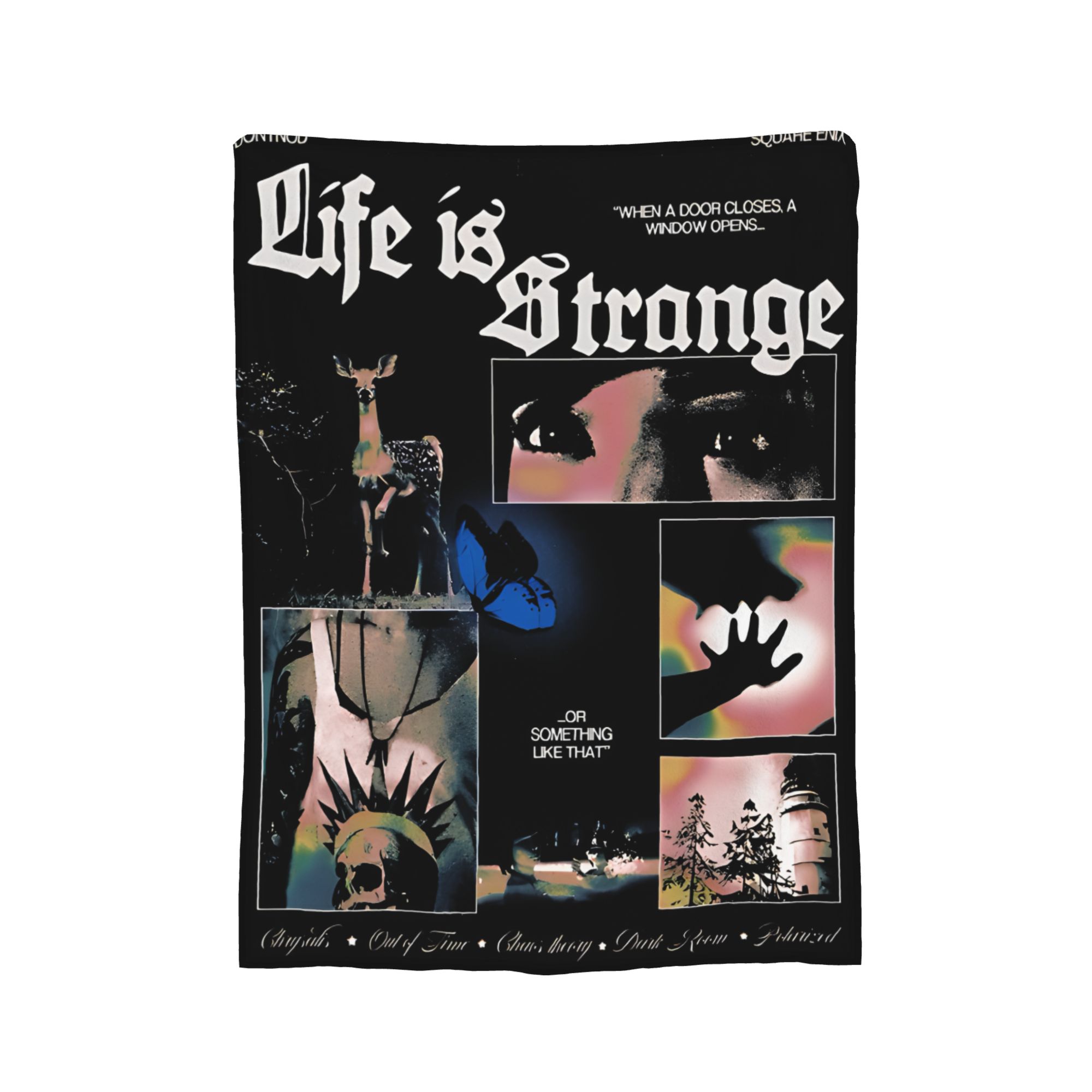 

Life is Strange Game Flannel Blankets Funny Throw Blankets for Home Hotel Sofa 200x150cm Bedspread 75x90cm